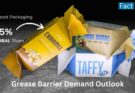 Grease Barrier Market Outlook (2024 to 2034) by Fact.MR shows various products with food packaging