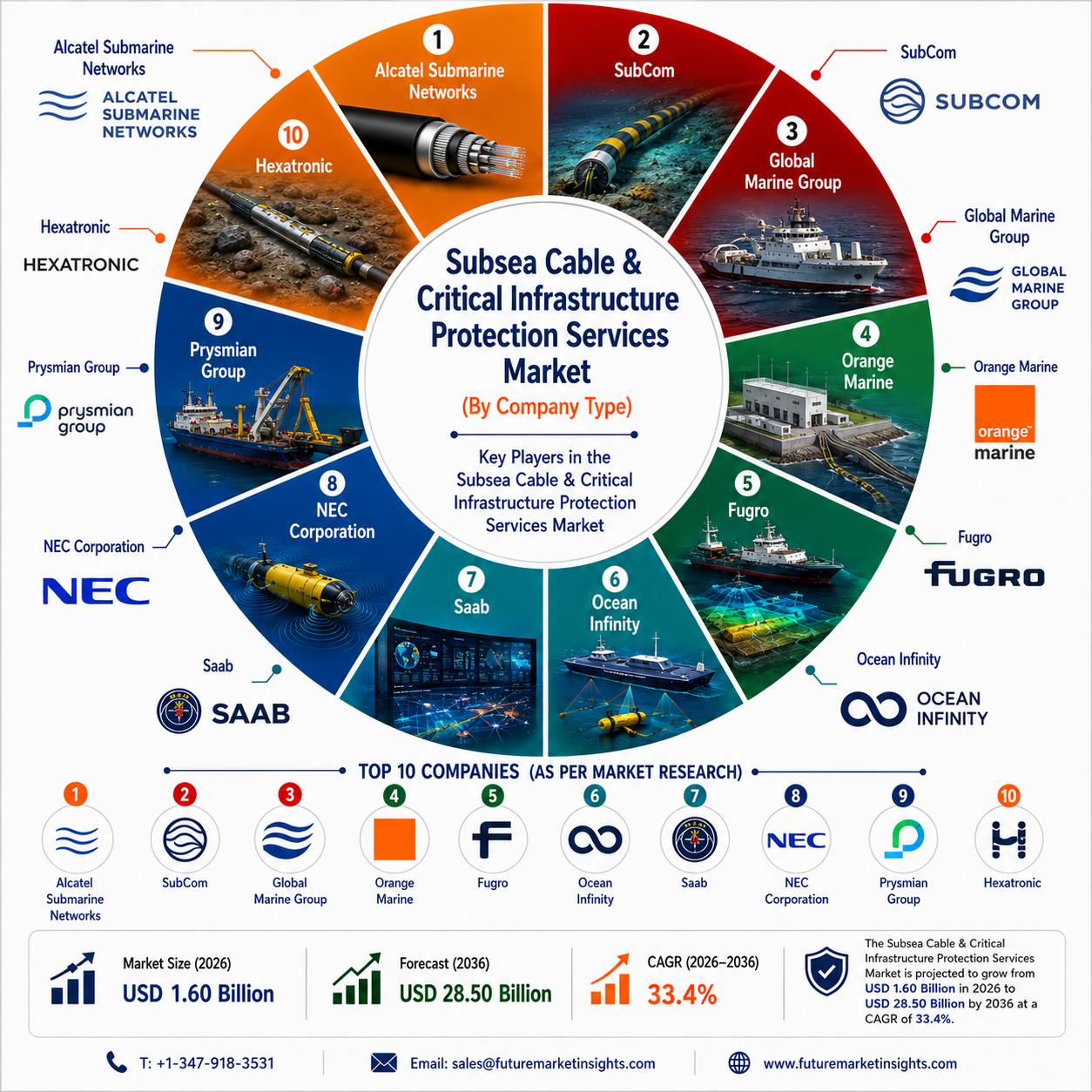 Subsea Cable and Critical Infrastructure Protection Services Market