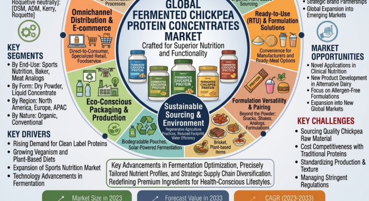 fermented chickpea protein concentrates market