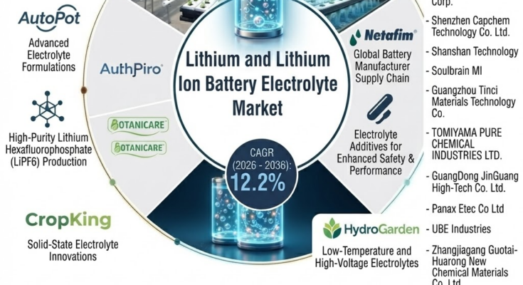 Lithium and Lithium Ion Battery Electrolyte Market