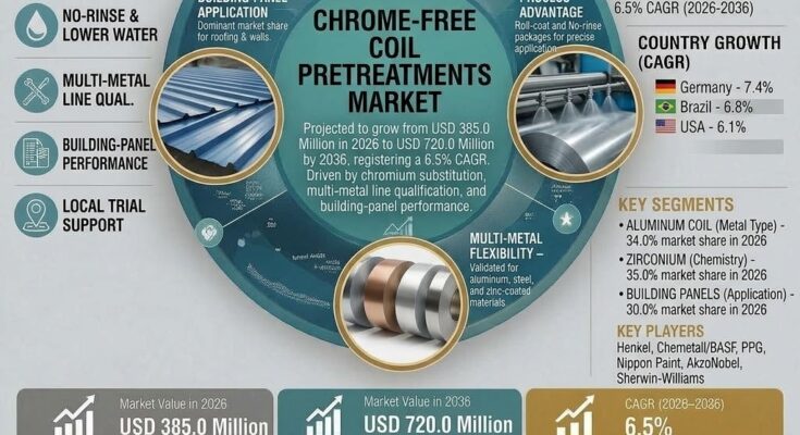 Chrome-Free Coil Pretreatments