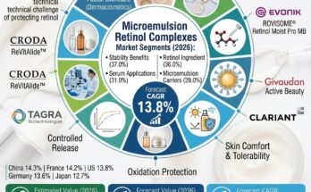 Microemulsion retinol complexes
